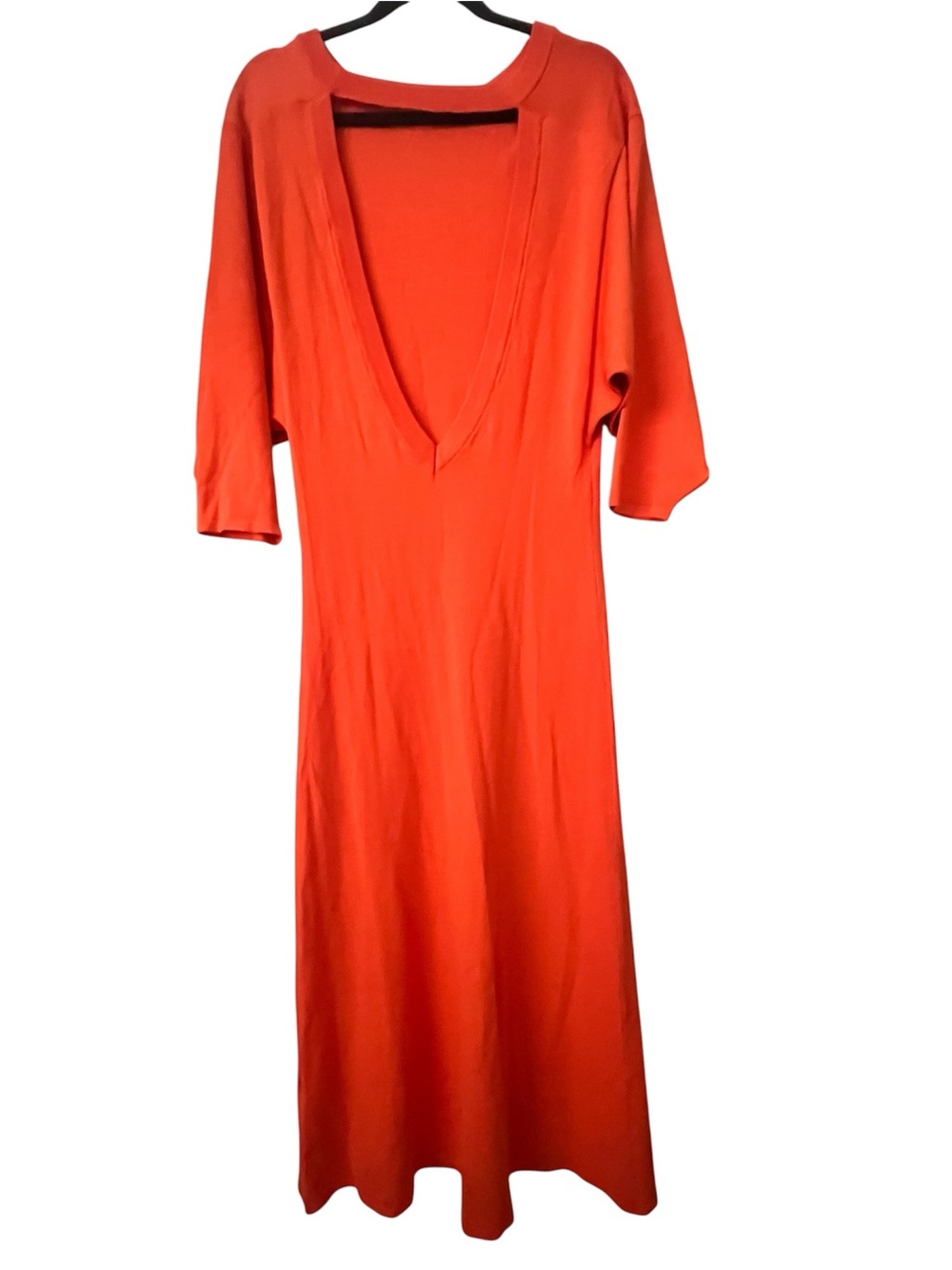 Zara Open Back Maxi Orange Med 
NWT MSRP$46